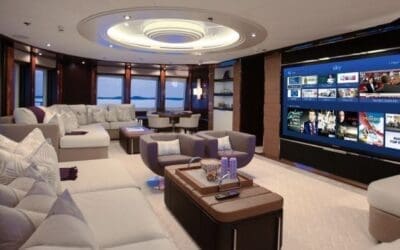 Watch TV onboard your superyacht